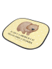 Mr. & Mrs. Panda Auto Sonnenblende Wombat mit Spruch in Gelb Pastell