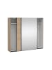 ebuy24 Schiebetürenschrank Como (2-türig) Eiche 244 x 67 cm