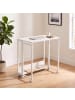 relaxdays Schreibtisch "klappbar" in Weiß - (B)60 x (H)75 x (T)50 cm