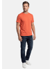 Lerros T-Shirt Basic in Rot / weiß