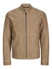 Jack & Jones Kunstlederjacke in Safari