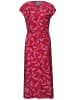 Street One Midi-Kleid mit Split Neck und Print in salsa red