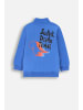 Coccodrillo Sweatshirt mit Reißverschluss in kobaltblau