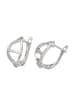 faina Women Huggie Earrings in Silver