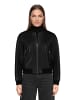 AMBER & JUNE Übergangsjacke mit Kragen in Schwarz