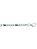 Adeliás Damen 925 Silber Fantasie Halskette 45 cm Ø 2,6 mm in silber