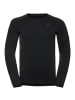 Odlo Unterhemd BL TOP Crew neck l/s PERFORM in Schwarz