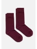 DillySocks Socken D-Compose 2er Set in dark red