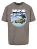 F4NT4STIC Oversize T-Shirt YES Chrome Island in Asphalt