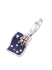 Giorgio Martello Milano Charm Australien-Flagge in Mehrfarbig