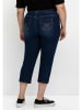 sheego Caprijeans in dark blue Denim