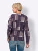 Sieh an! Langarmshirt in orchidee-traube-bedruckt
