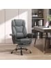 Vinsetto Bürostuhl-68L x 80B x 120–126H cm-Grau