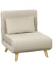 HOMCOM Schlafsessel in Beige 72L x 78B x 79H cm