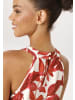 Aniston CASUAL Blusentop in wollweiß-rotdunkelrot-orangerot-pink-rot