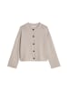 Marc O'Polo DfC V-Neck-Cardigan oversized in Linen Beige