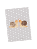 Mr. & Mrs. Panda Grußkarte Schnecken Liebe ohne Spruch in Grau Pastell