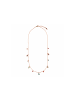 Luxenter necklace in multicoloured zirconia with an 18-K rose gold finish - Orsu