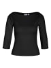 Noisy may Bluse mit 3/4 Ärmeln in Black1