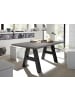 58 aufm Kessel ESSZIMMERTISCH Elia 8 140 x 90 x 75 Esstisch Schwarzstahl/Graphit