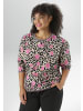 Aniston PLUS Sweatshirt in beige-pink-schwarz-offwhite