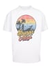 F4NT4STIC Oversize T-Shirt Stranger Things LA Gradient in weiß