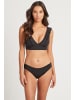 Sea Level Essentials Frill Bra Top in BLACK