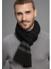 Man's World Schal in schwarz-grau