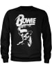 David Bowie Pullover "Smoking Portrait Sweatshirt" in Schwarz
