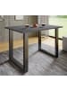 VCM  Premium Holz Esstisch Küchentisch Xona U 110x50 in Schwarz / Anthrazit