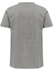 Hummel T-Shirt S/S Hmlmove Grid Cotton T-Shirt S/S in GREY MELANGE