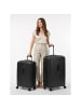 Redolz Essentials 14 4-Rollen Kofferset M+L mit Dehnfalte black metallic