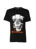 Roberto Geissini Skull-Cards T-Shirt Schwarz