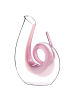 RIEDEL Glas Dekanter Curly in 26,5 cm in pink