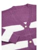 Jalene Damen Sweater in LILA WEISS STREIFEN