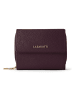 Lazarotti Bologna Leather Zip-Around Geldbörse Leder 12 cm in burgundy