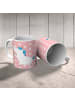 Mr. & Mrs. Panda Plastikbecher Einhorn Blume ohne Spruch in Rot Pastell