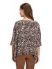 Betty Barclay Schlupfbluse mit Schmucksteinen in Dark Blue/Brown