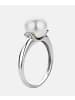 Diamant L'éternel Ring aus 375 Weißgold mit Perle