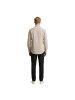 Gianni Lupo Beige Viskose Gemustertes Hemd