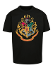 F4NT4STIC T-Shirt Harry Potter Hogwarts Crest Gold in schwarz