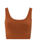 Les Lunes Sport Bustier SYNC Bra Seamless Removeble Pads in Ochre