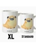 Mr. & Mrs. Panda Tasse Mops ohne Spruch in Weiß