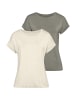 Vivance Kurzarmshirt in beige, khaki