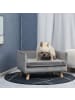 Pawhut Hundesofa Dunkelgrau 64B x 45T x 36H cm