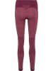 Hummel Leggings Hmlclea Damen in GRAPE WINE/CRUSHED BERRY MEL
