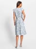 Heine Jersey-Kleid in ecru-eisblau-bedruckt