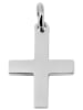 Adeliás Unisex Anhänger – Kreuz Kreuzanhänger aus Edelstahl in silber