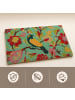 relaxdays Fußmatte "Vogel" in Bunt - (B)60 x (T)40 cm