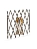 relaxdays Hundeabsperrgitter in Braun - (B)118 x (H)69 cm